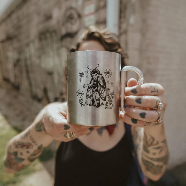 Abigail E. P. - Wholesale Coffee mug - Cicada Song Carabiner Mug1