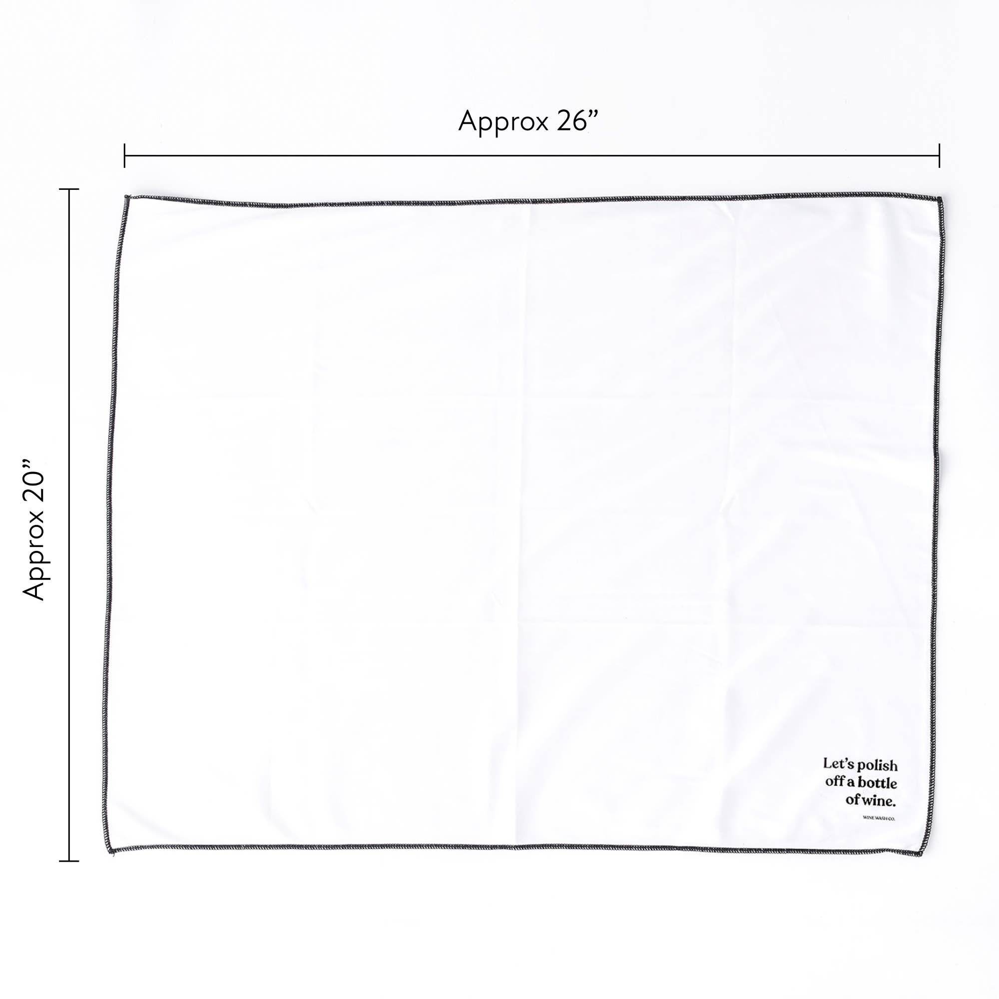 Wine Wash Co. - Wholesale Bar Tool - Microfiber Polishing Cloth2