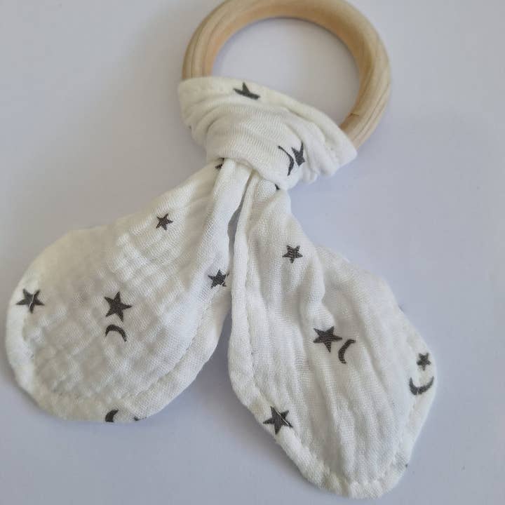 Cotton Socks - Wholesale Teether (Not Clip-On) - Baby - MC-04 Organic Cotton Muslin Teether 16 cm x 8 cm12