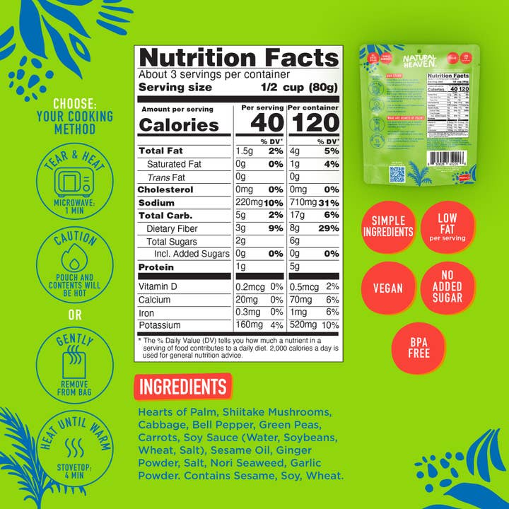 Natural Heaven - Wholesale Shelf-stable prepared meal - Asian Rice3