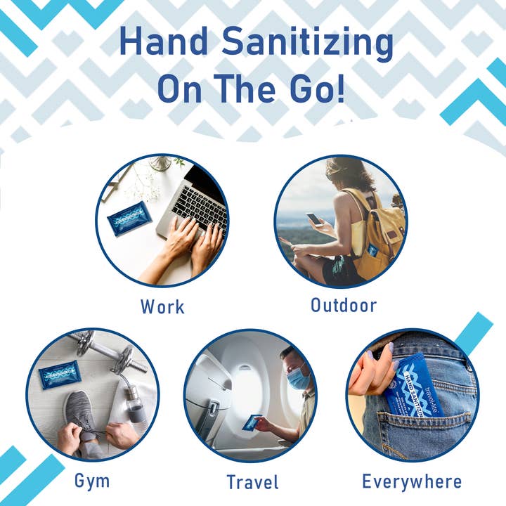 LA Fresh - Wholesale Hand sanitiser - Travel Lite Alcohol-Free Hand Sanitizing Wipes Individual Wrapped2