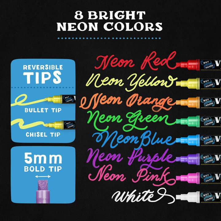 VersaChalk - Wholesale Marker - Neon Liquid Chalk Markers13