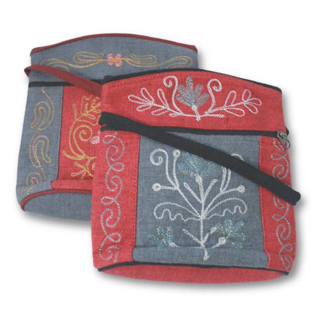 Ganesh Himal Trading - Wholesale Passport Case - Unisex - Embroidered Passport Bag