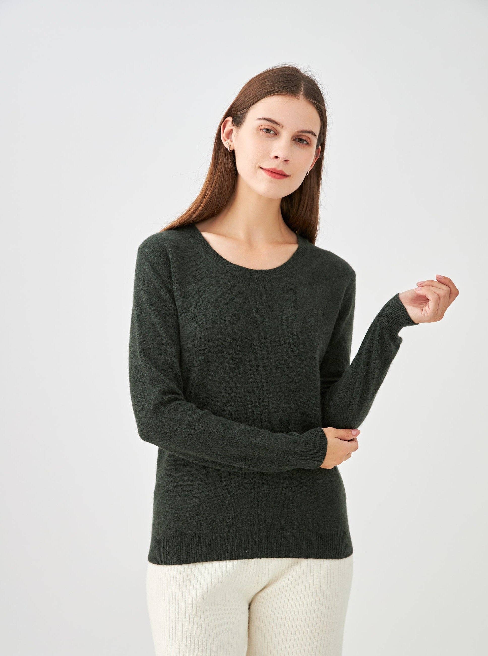 jw.atelier - Wholesale Knit Sweater - Women's - 100% cashmere crew neck sweater5