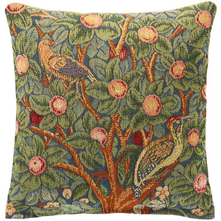 Green Woodpecker Cushion Cover for wholesale by Art De Lys