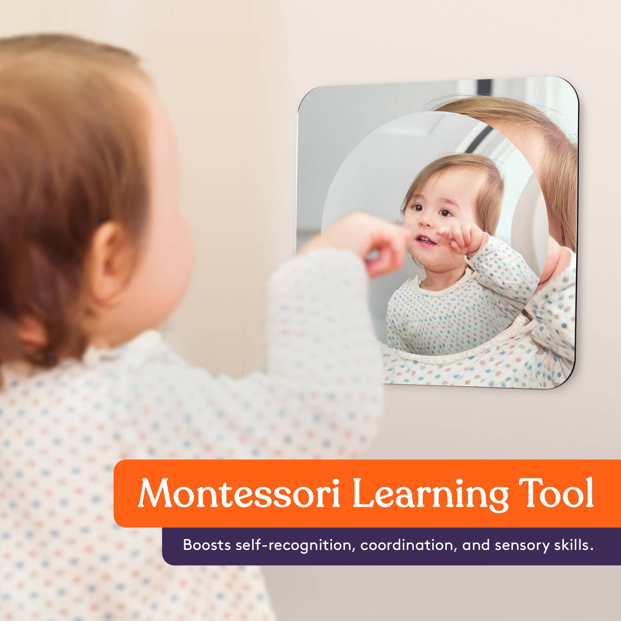 Special Supplies - Wholesale Wall Mirror - Special Supplies Sensory Bubble Wall Mirror - Interactive Acrylic Mirrors for Wall Decoration and Sensory Toys for Kids Classroom or Home -Sensory Room Decor -Visual, Tactile Stimulation5