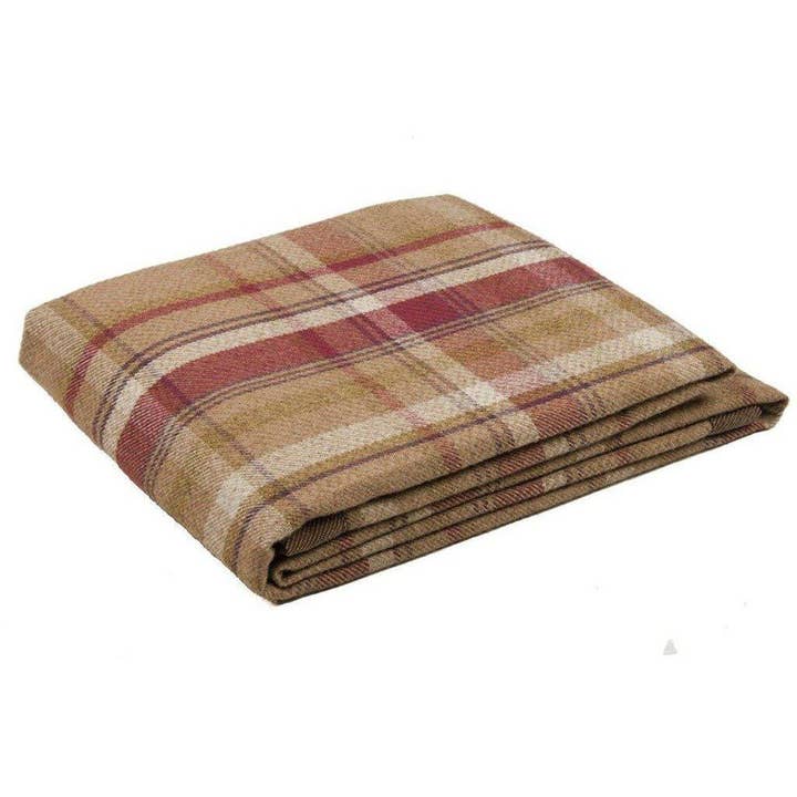 Corredor de mesa Heritage Purple + Green Tartan por atacado de Mcalister textiles