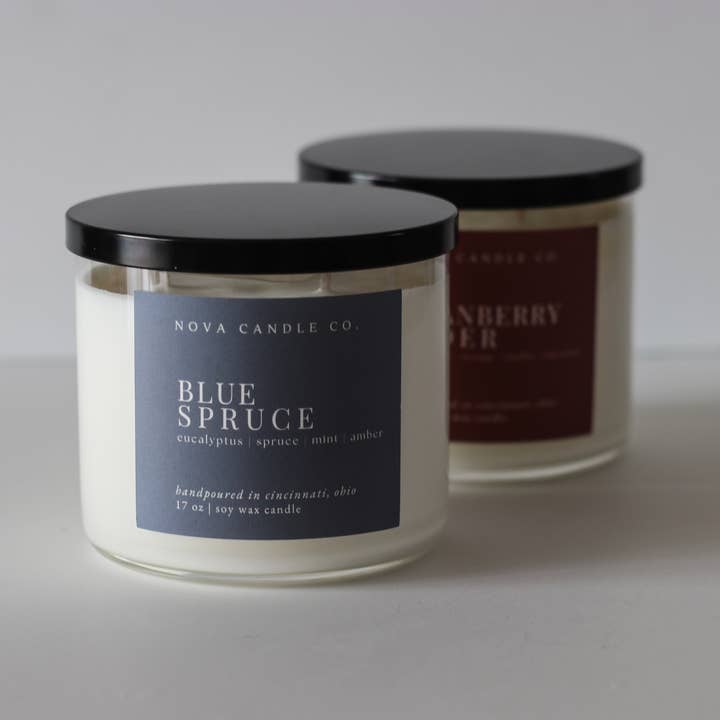 Nova Candle Co – Vela em jarro/copo por atacado – Vela de cera de soja 3 Wick Classic | Vela de vidro2