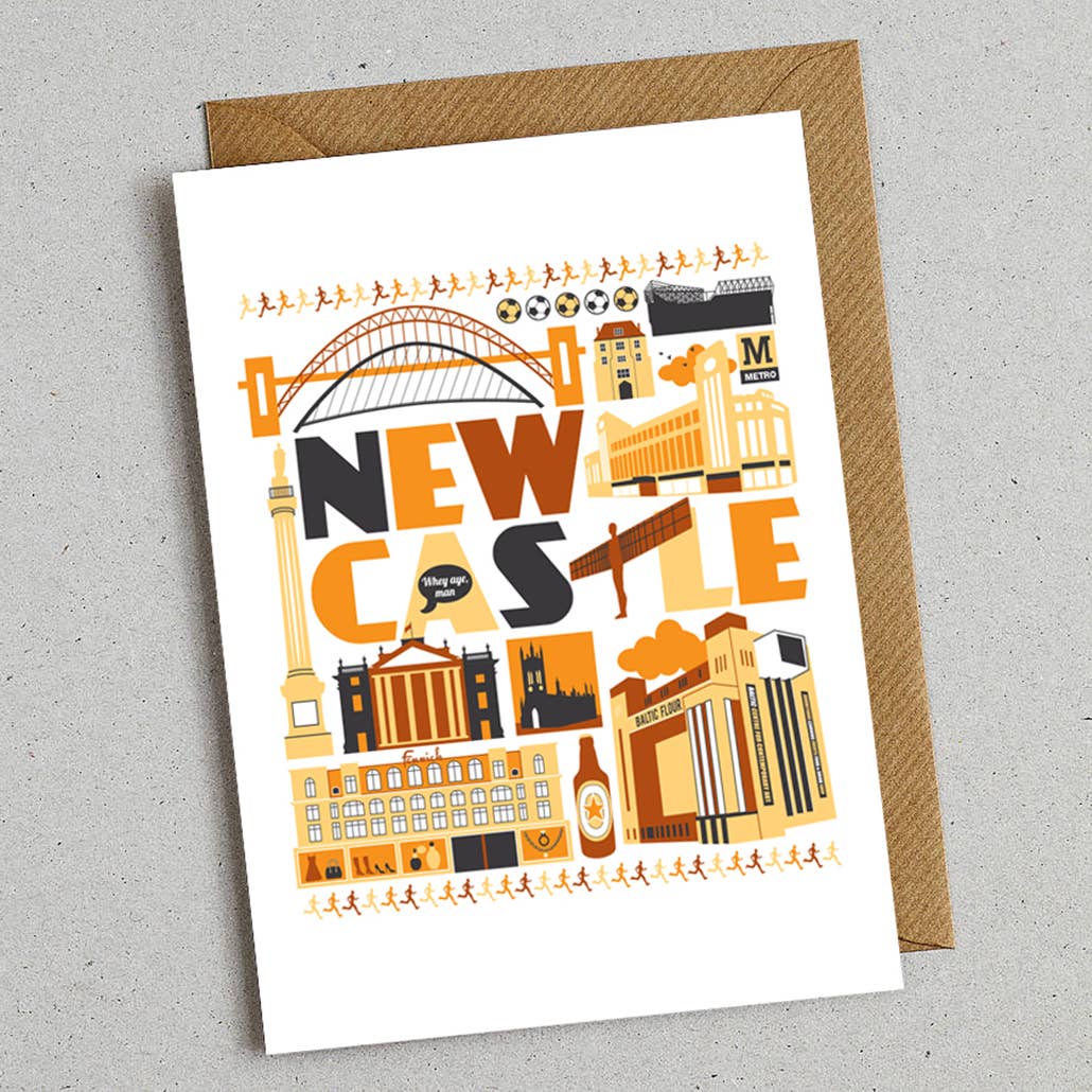 Susan Taylor Design - Wholesale Everyday Greeting Card - Newcastle greetings card0