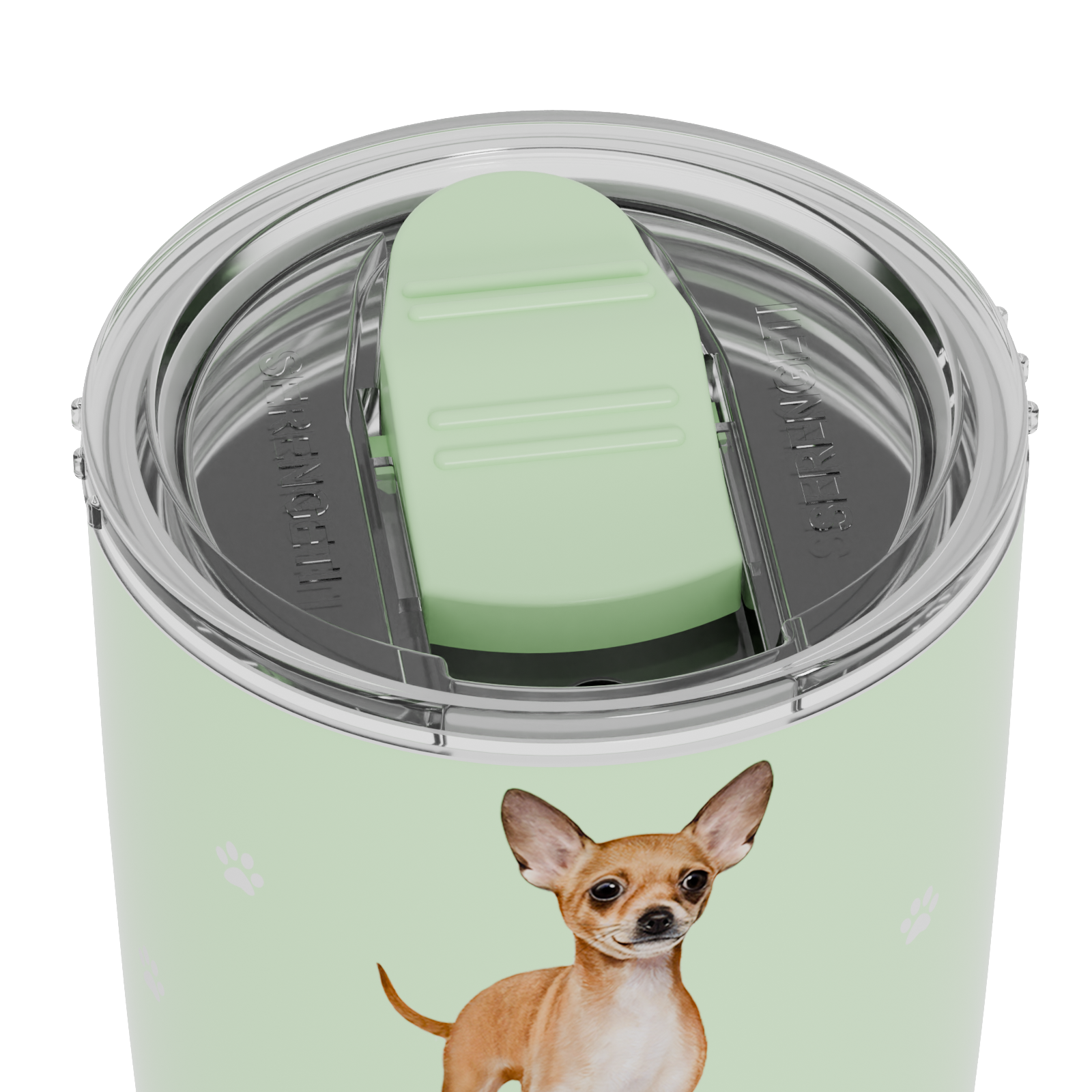 E&S Pets - Vendita all'ingrosso Bicchiere/tazza termica - Bicchiere a forma di chihuahua stampato in 3D, a tenuta stagna, resistente, 20 oz1