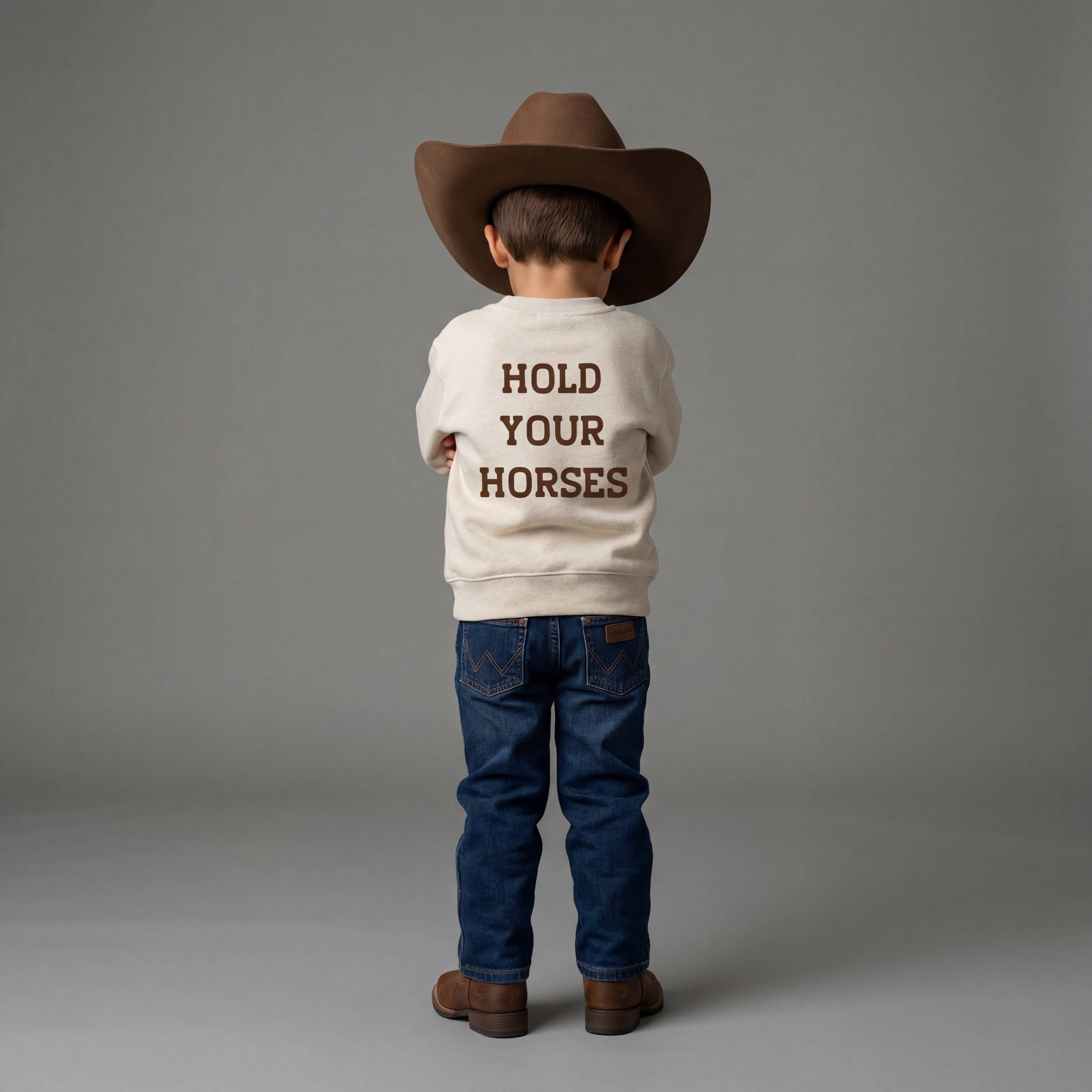 The Wishing Elephant - Wholesale Sweatshirt - Kids - Sheriff Sweatshirt, Cowboy Clothes for kids, Western, Boys4
