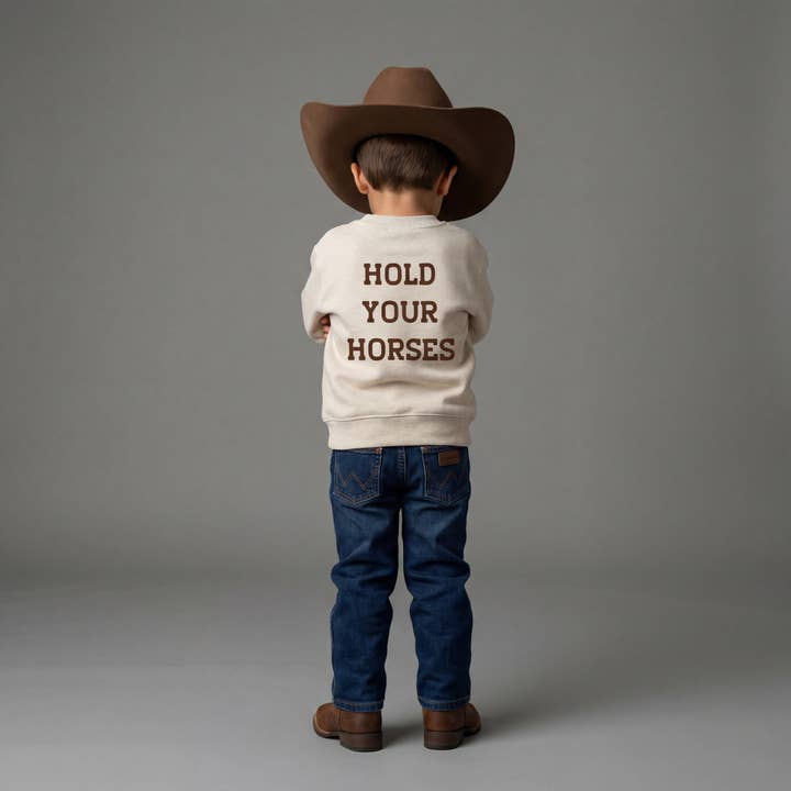 The Wishing Elephant - Wholesale Sweatshirt - Kids - Sheriff Sweatshirt, Cowboy Clothes for kids, Western, Boys4