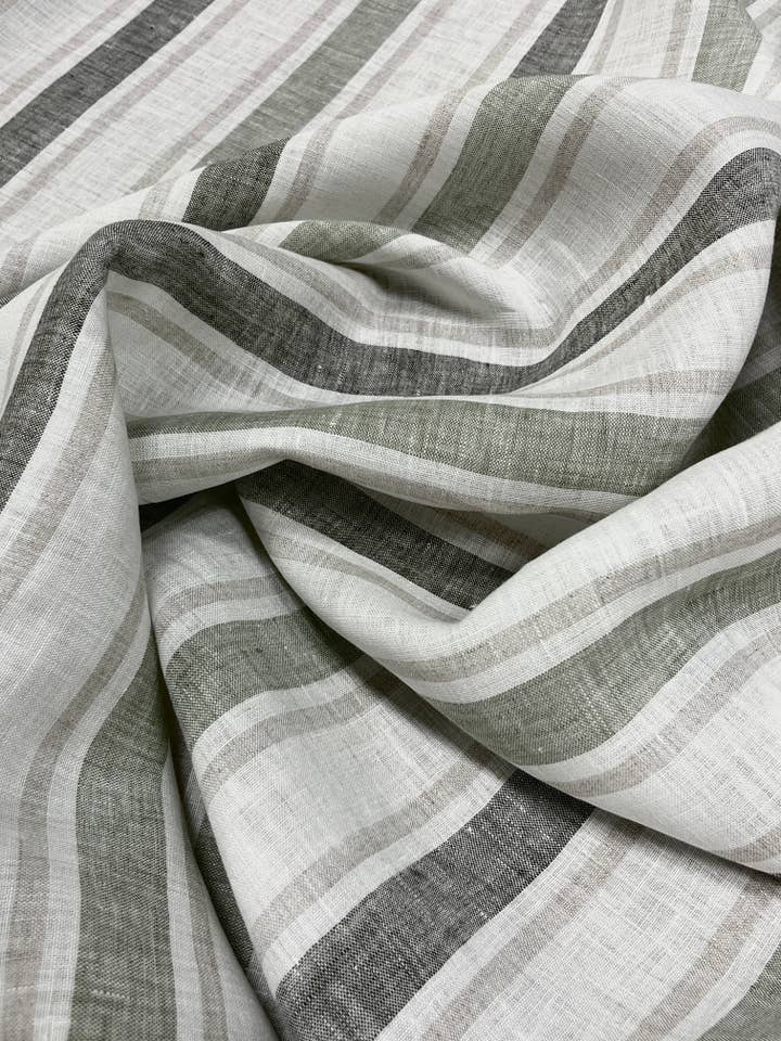 High-quality Linen Fabric Made in Italy. for wholesale by Ermani Group Inc - Sustainable High-End Fabrics