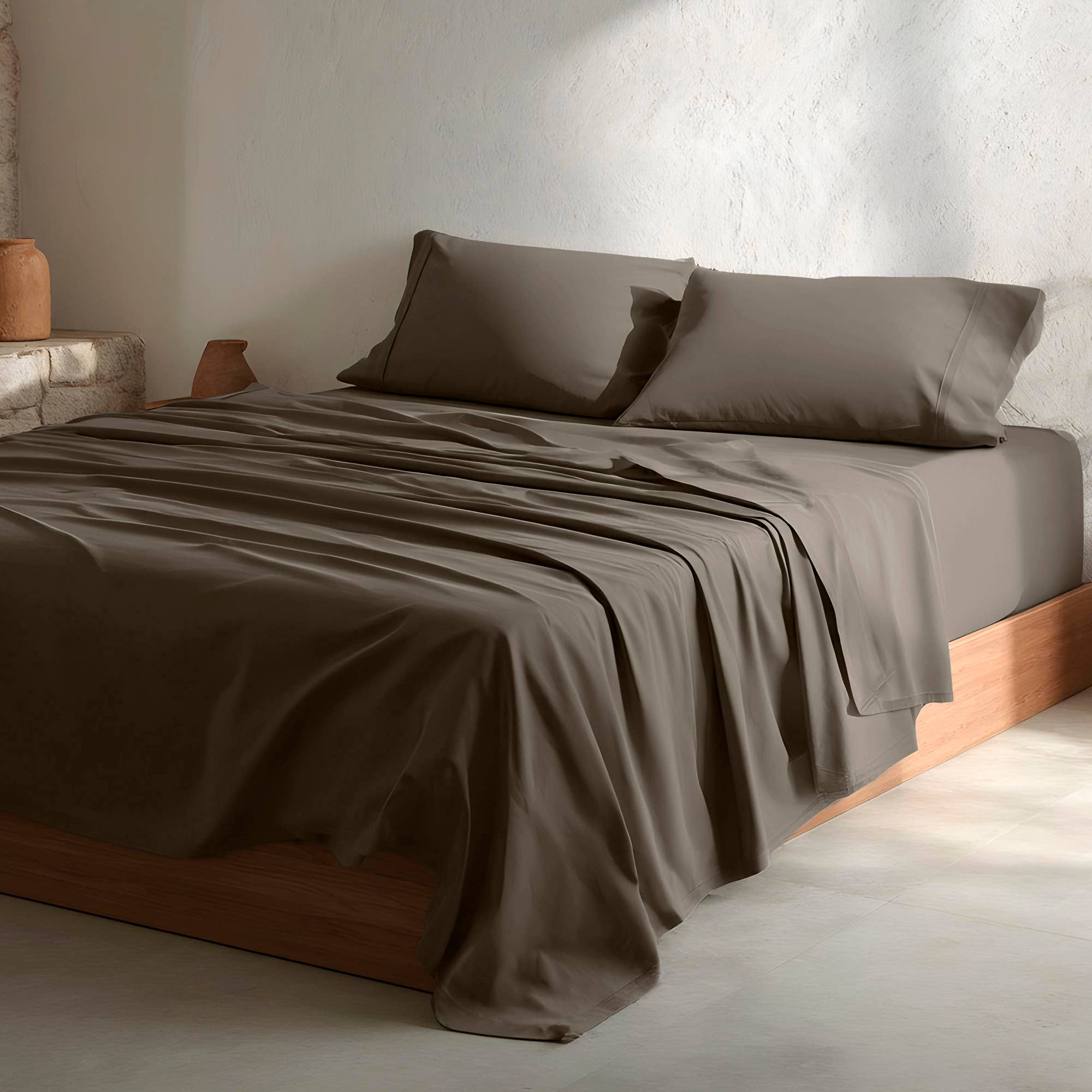 GAMUSI - Wholesale Sheet Set - 100% Cotton Soft Sheet Set 144 Thread Count - 3/4 Pieces36