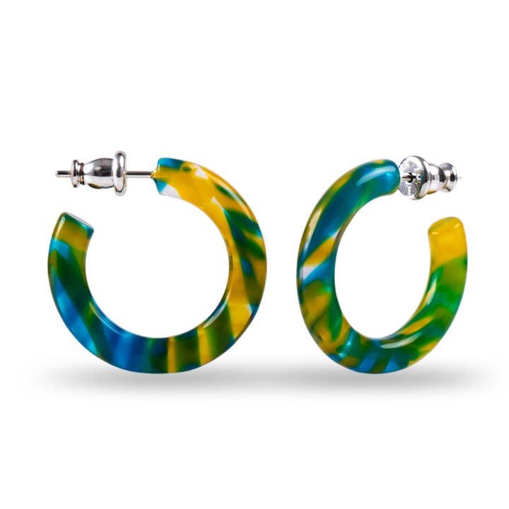 Fenna&Fei - Wholesale Hoop Earrings - Ultra Mini Hoop Collection | Small Acetate Hoops