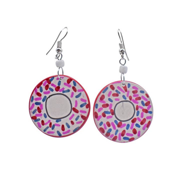 Pendientes de piedra Kisii en forma de rosquilla para venta al por mayor de Shared Earth