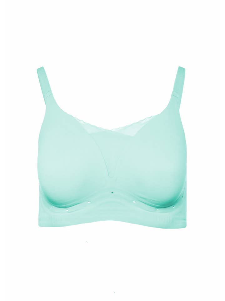 Rhonda Shear - Wholesale Bra - Women's - Perforated Gel Bra with Mesh Detail7