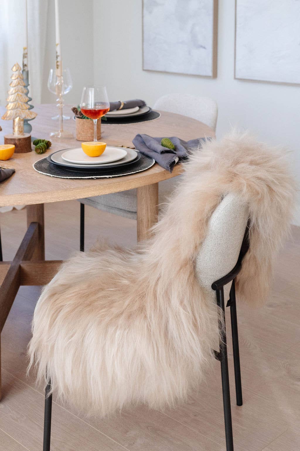 Black Sheep (White Light) - Vendita all'ingrosso Tappeto - Tappeto in pelle di pecora islandese nuda1