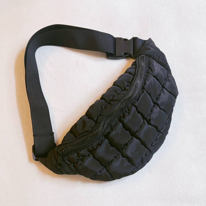 Ellison+Young - Wholesale Crossbody Bag - Women's - Perfect Puffy Banana Shape Sling Bag