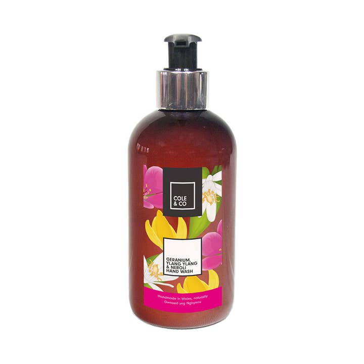 Geranium Neroli & Ylang Ylang Handwas voor wholesale door Cole & Co