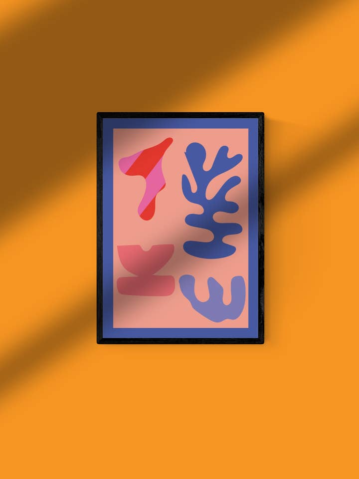 Cartolina A6 ispirata a Matisse per la vendita all'ingrosso da parte di ktmccrossan