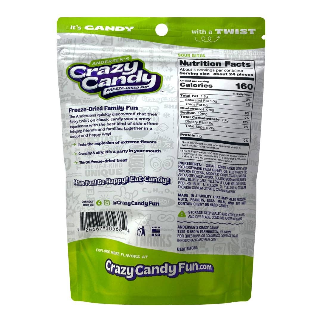 Smithco Distributing - Vente Bonbons durs - Bonbons lyophilisés Andersen's Crazy Candy19