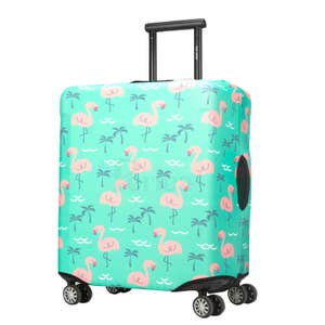 Tote&Carry - Pink Apollo 2 Crocodile Skin Luggage Set, 3 Piece Luggage Set