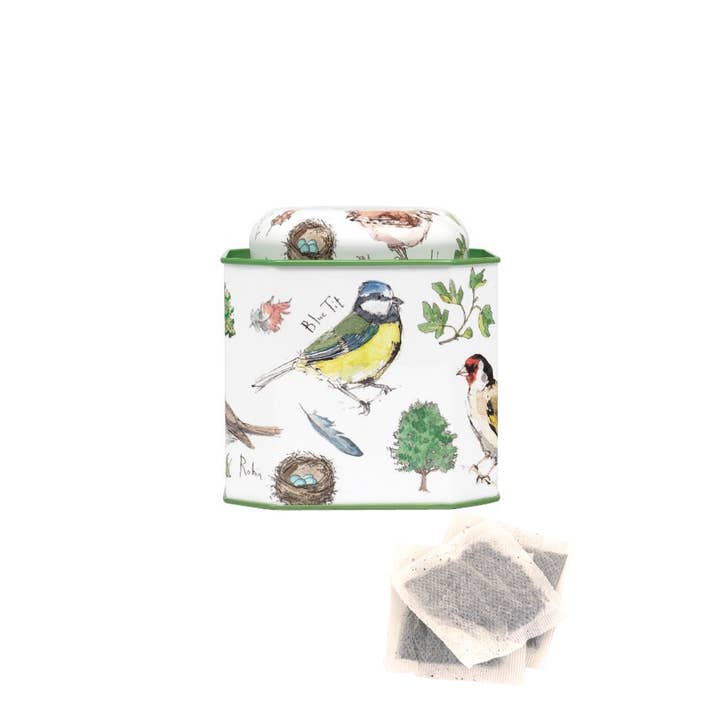 Madeleine Floyd - Cut Corner Caddy Tin with Tea for wholesale by Tin Treats