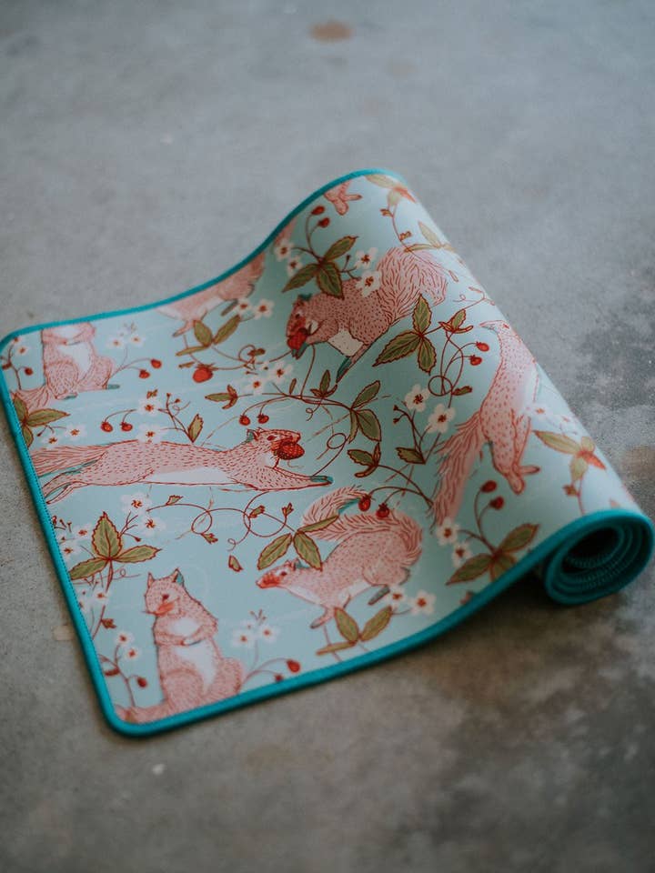 Strawberry Runners - Non Slip Desk Mat for wholesale by Simka Sol