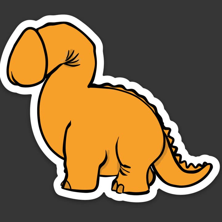Creativity Erupts – Engroshandel Klistermærke – Cockosaurus Sticker
