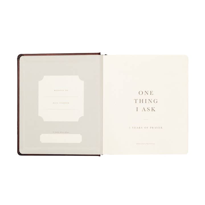 Hosanna Revival - Wholesale Journal/Diary - One Thing I Ask 5-Year Prayer Journal: Stockholm Theme