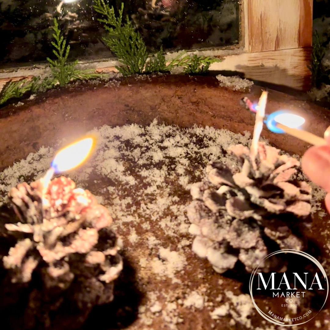 Mana Market Co. - Vente Cadeaux pour invités - Cônes de pin allume-feu cadeaux et souvenirs13