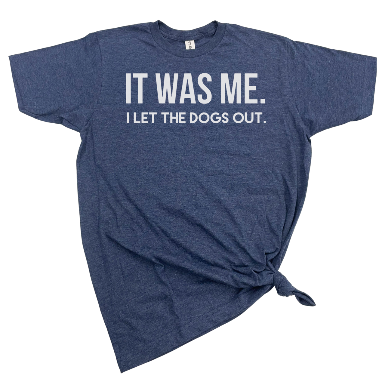 dkhandmade - Vente T-shirt sérigraphié – femme - T-SHIRT IT WAS ME I LET THE DOGS OUT1