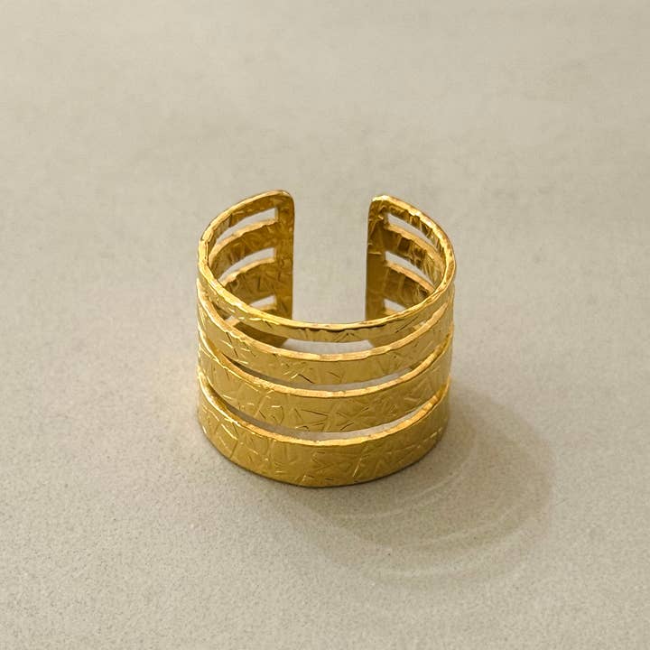 Cassette Barcelona - Wholesale Band/Stacked Ring - Moryla Adjustable Stainless Steel Ring1