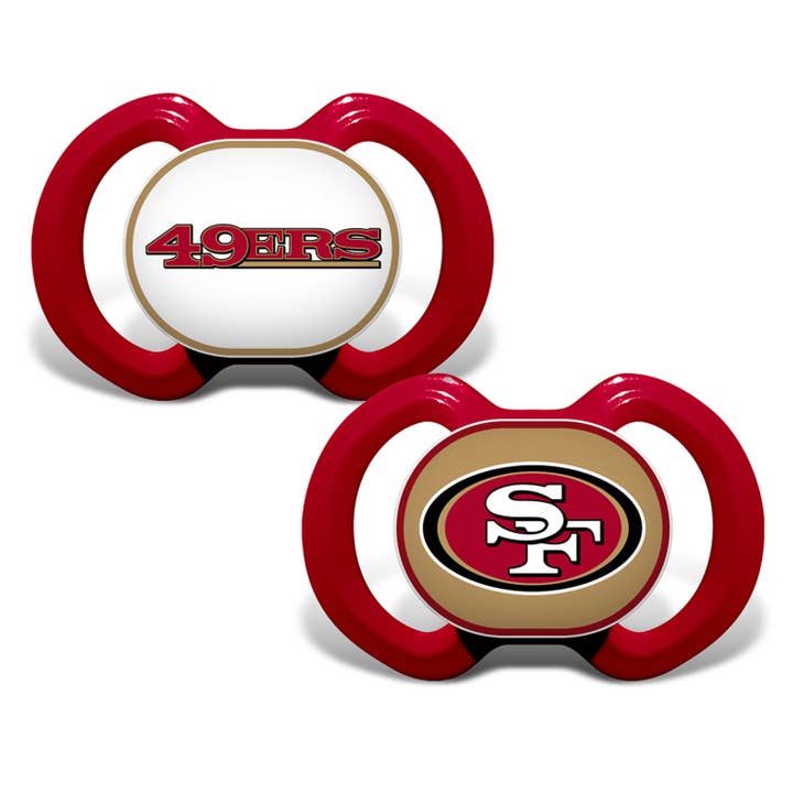 San Francisco 49ers - Pacifier 2-Pack for wholesale by Masterpieces Puzzles