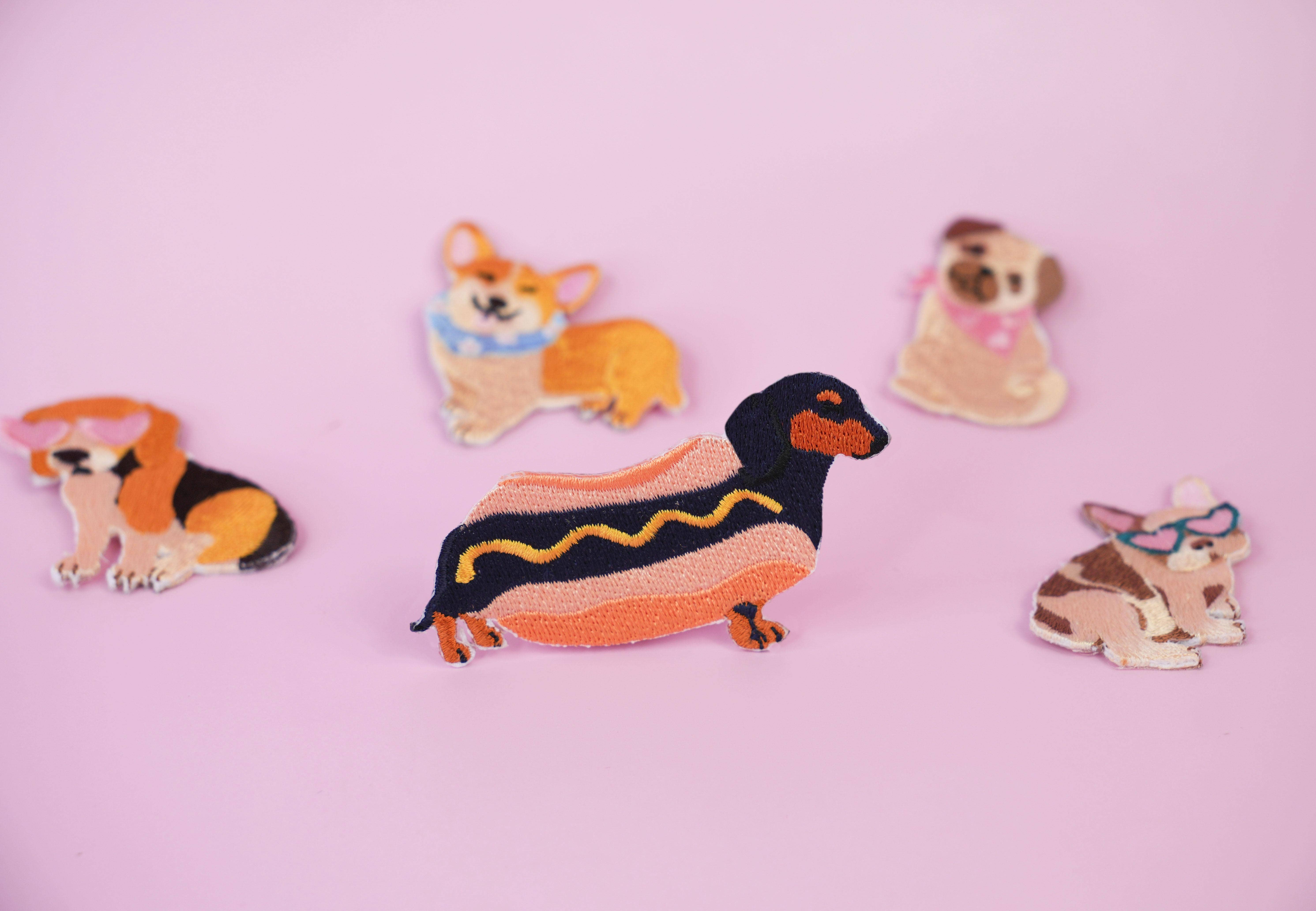 MALICIEUSE - Wholesale Patch - Iron-on patch Dachshund2