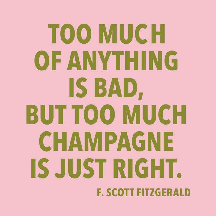 soiree-sisters - Wholesale Disposable Napkin - Funny Cocktail Napkins | Too Much Champagne - 20ct