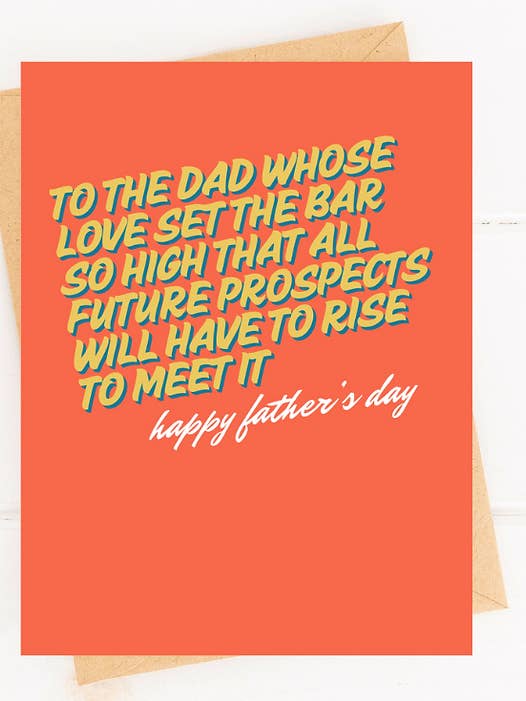 Dolce biglietto per la Festa del Papà da figlia o figlio per la vendita all'ingrosso da parte di Five Dot Post