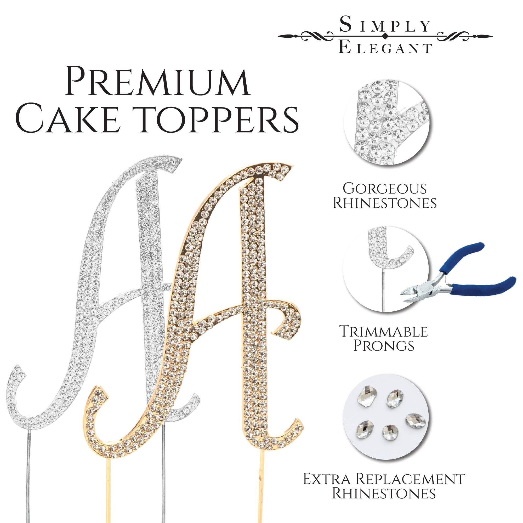 Premium Cake Topper Number 7 - Gold for wholesale on Faire3