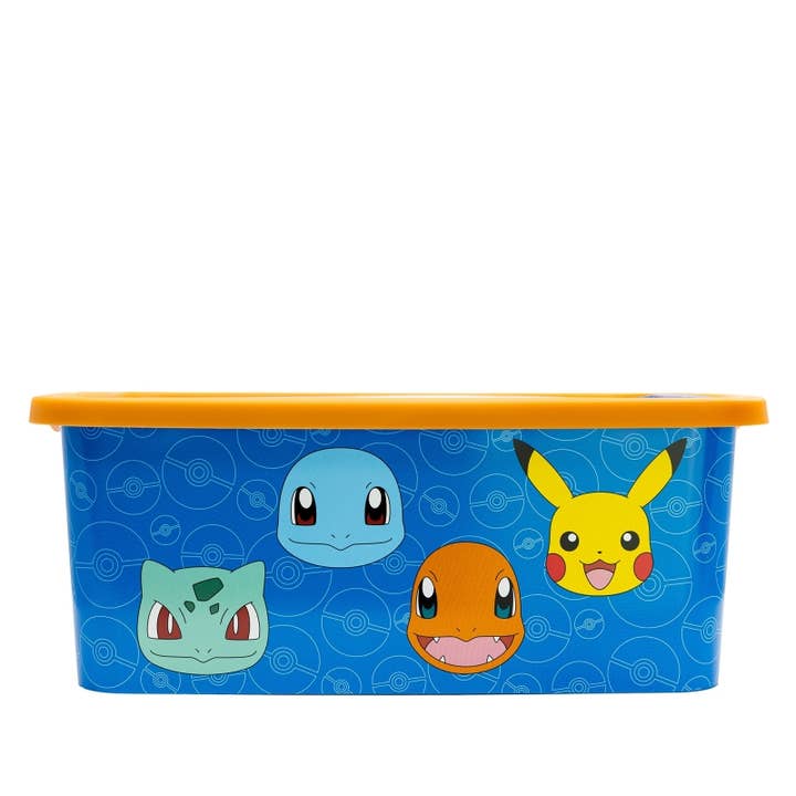 Stor - Wholesale Toy Storage Box - Kids & Baby - Click Box 13 L Pokemon Rock2