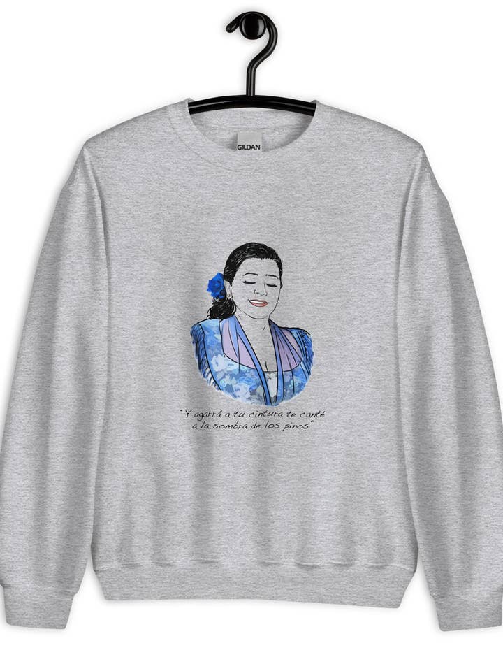 Sweatshirt María del Monte für den Großhandel von El loco del Pelo Rizo