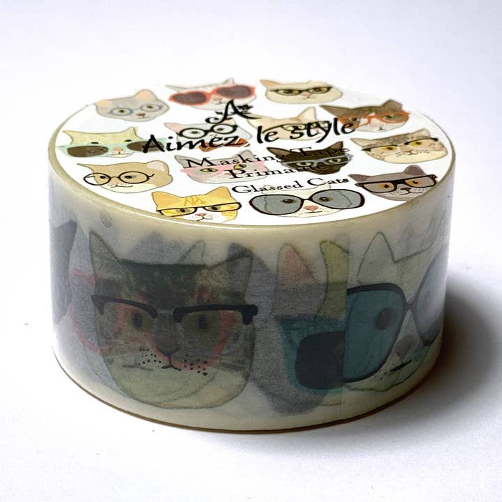 Washi masking tape “cats” for wholesale by Creabrulee