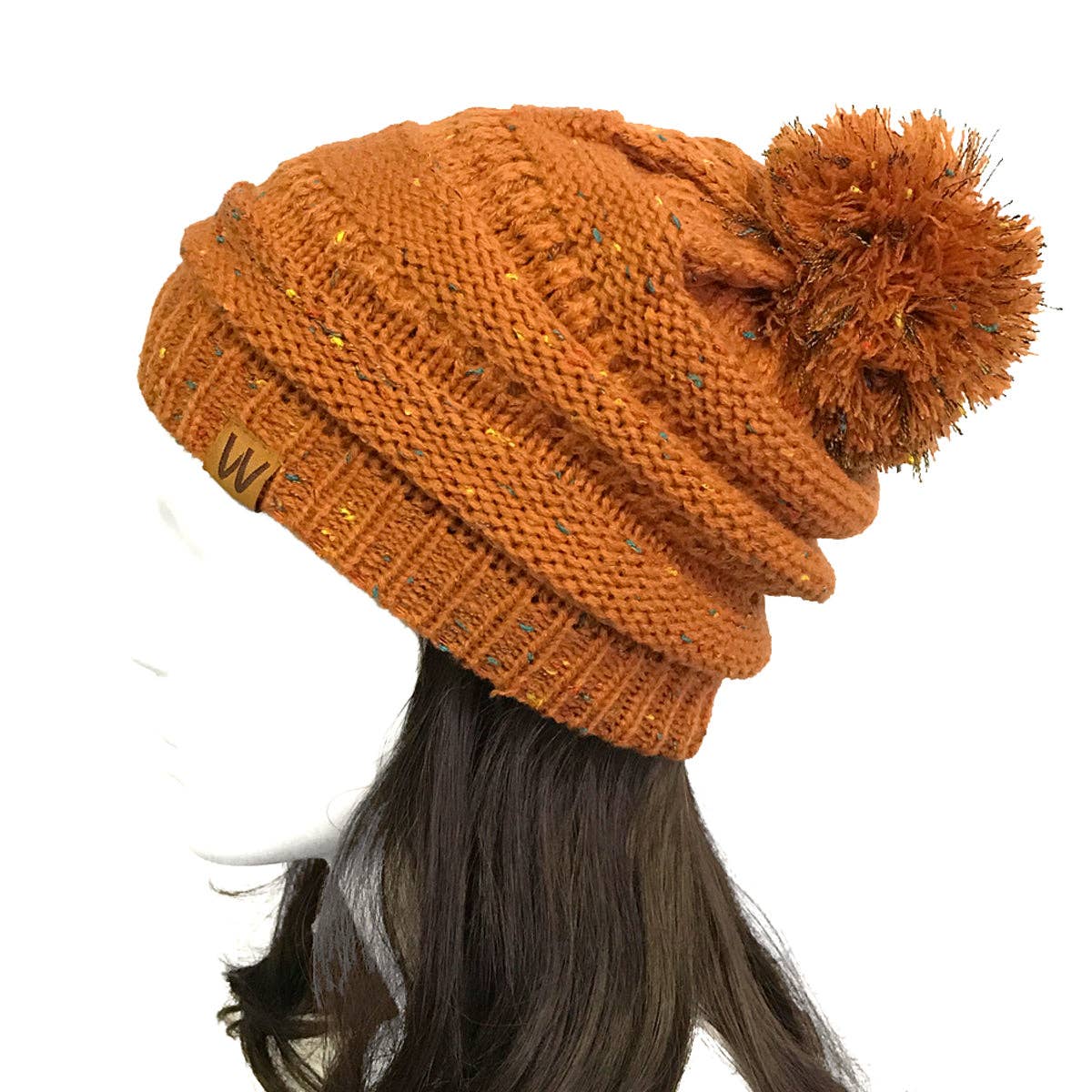 Wrapables.com - Wholesale Beanie - Women's - Wrapables Warm Knit Confetti Beanie with Pom Pom24