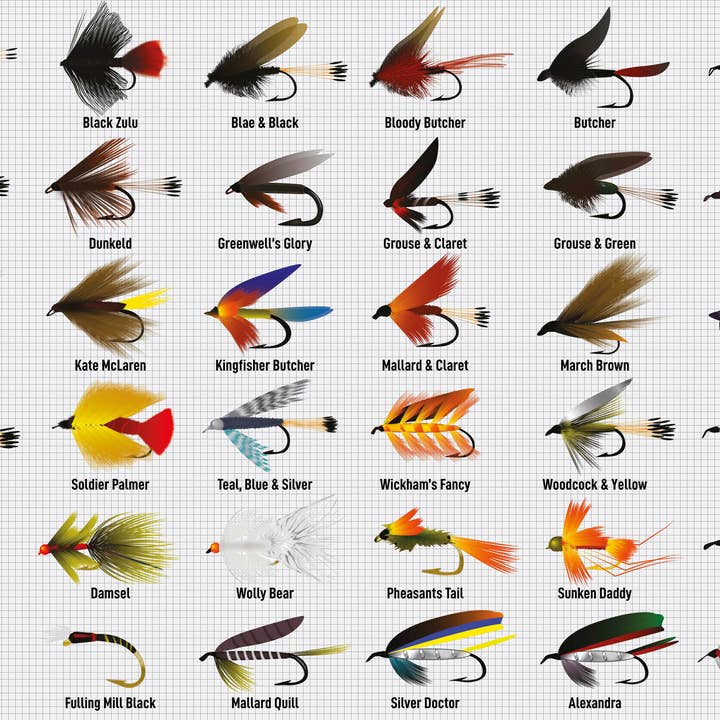 Coach House Partners – wholesale Puzzle – Adult – Vintage Fly Fishing 1000 Piece Jigsaw Puzzle3