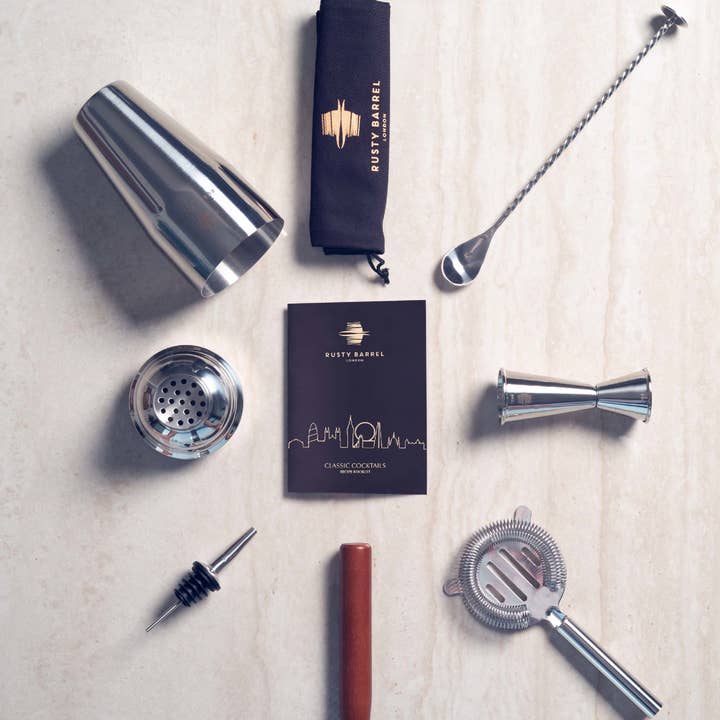 Rusty Barrel - Wholesale Bar Tool - Rusty Barrel Mayfair Cocktail Making Set3