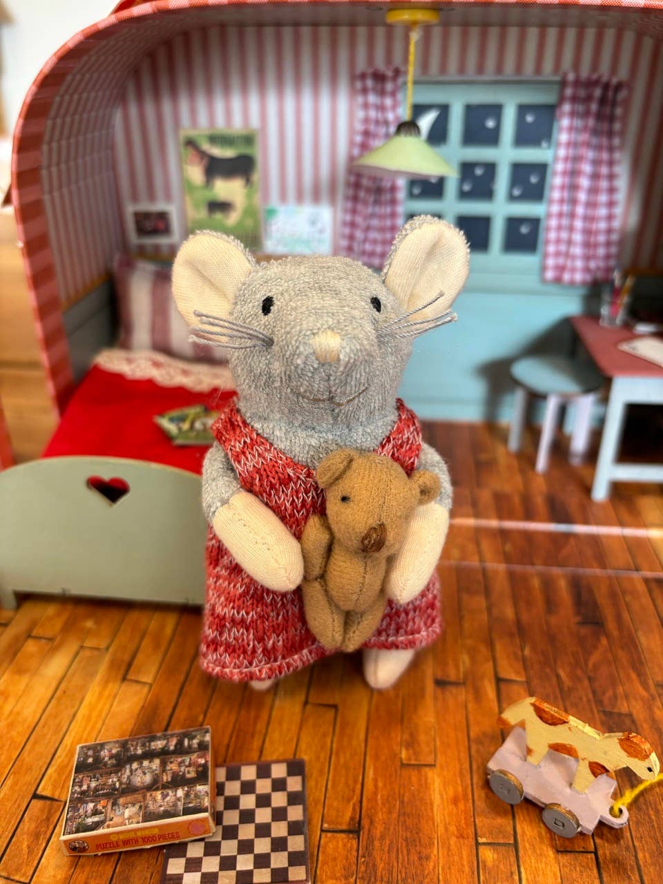 Het Muizenhuis - Vente Kit de bricolage – enfant - Mouse Mansion à emporter - Chambre à coucher4