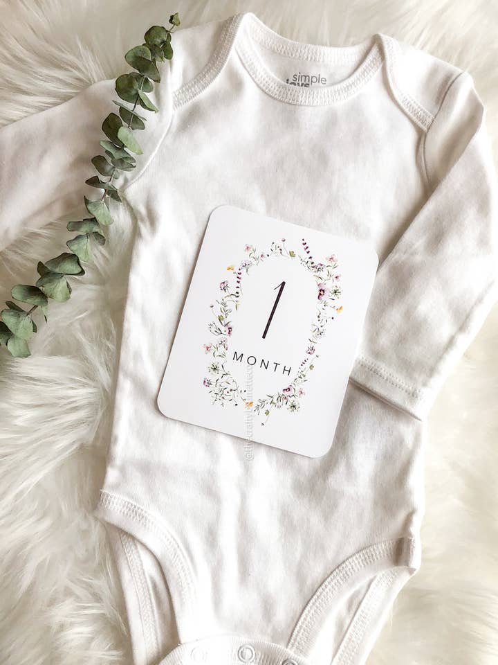 Ensemble de jalons Wildflower - Rectangle pour la vente par The Crafty Brunette Co