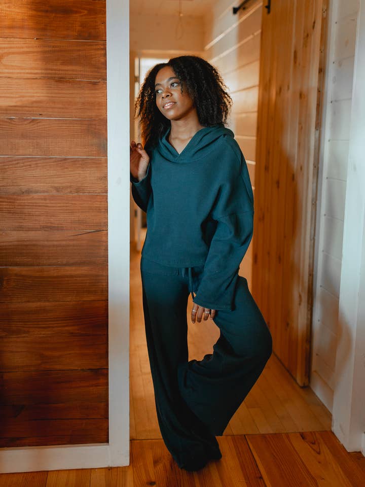 Blue Campbell Hoodie Knit Set for wholesale on Faire4