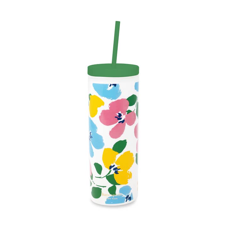 Gobelet acrylique avec paille, Bouquet artistique pour la vente par kate spade new york intl