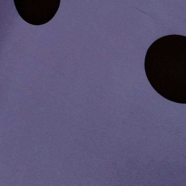 Hollywood Designer Silk Crepe with Dots for wholesale by Exquisite Fabrics